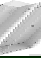 Mexen Lunar-B L cabină de duș pivotantă dreapta 95 x 70 cm, transparent, gun metal - 832L-095-070-95-00-P