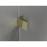 Mexen Lunar L paravan de cadă cu 2 panouri stânga 120 x 150 cm, transparent, auriu - 897L-120-100-50-00-L