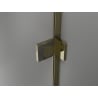 Mexen Lunar L paravan de cadă cu 2 panouri stânga 120 x 150 cm, transparent, auriu - 897L-120-100-50-00-L