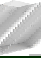 Mexen Lunar-B L nyitható zuhanykabin, jobb 100 x 80 cm, átlátszó, kefe nikkel - 832L-100-080-97-00-P