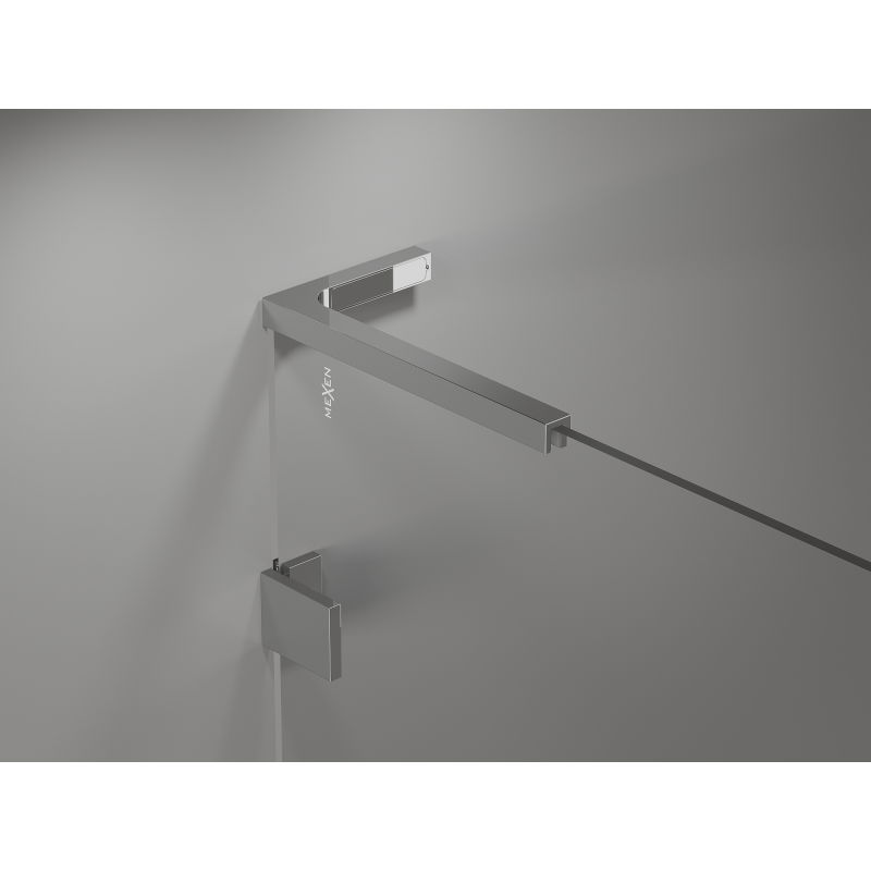 Mexen Lunar L paravan cadă cu 2 aripi dreapta 110 x 150 cm, transparent, crom - 897L-110-100-01-00-P