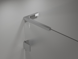 Mexen Lunar L paravan cadă cu 2 aripi dreapta 110 x 150 cm, transparent, crom - 897L-110-100-01-00-P