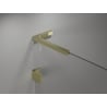 Mexen Lunar L ecran de baie 2-panou drept 90 x 150 cm, transparent, auriu - 897L-090-100-50-00-P