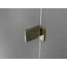 Perete despărțitor de cadă Mexen Lunar L cu 2 canaturi, dreapta 110 x 150 cm, transparent, auriu - 897L-110-100-50-00-P