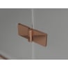 Mexen Lunar L paravan cadă 2-pliant dreapta 120 x 150 cm, transparent, aur roz - 897L-120-100-60-00-P