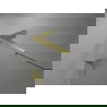Mexen Lunar L paravan de cadă cu 2 uși, stânga 100 x 150 cm, transparent, auriu periat - 897L-100-100-55-00-L