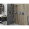 Mexen X-Wall-R raft încastrat cu flanșă 30 x 20 cm, inox - 1910302010