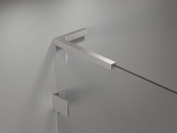 Mexen Lunar L paravan cadă 2-panouri stânga 90 x 150 cm, transparent, nichel periat - 897L-090-100-97-00-L