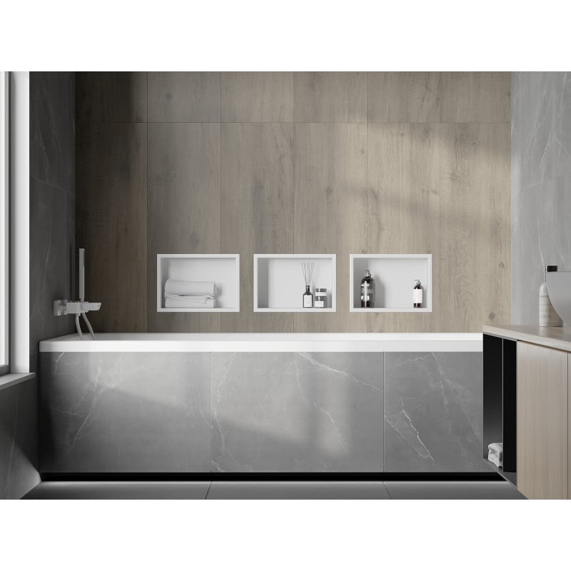 Mexen X-Wall-R fali polc peremmel 30 x 20 cm, fehér - 1920302010