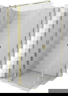 Mexen Mist T cabină de duș pivotantă 70 x 120 cm, transparentă, aurie - 8A4T-070-120-50-00