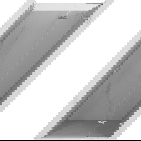 Mexen Lunar L uși de duș batante dreapta 125 cm, transparent, crom - 834L-125-000-01-00-P