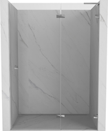 Mexen Lunar L ușă de duș cu deschidere dreapta 135 cm, transparentă, crom - 834L-135-000-01-00-P