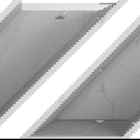 Mexen Lunar L jobbos nyíló zuhanyajtó, 140 cm, átlátszó, króm - 834L-140-000-01-00-P