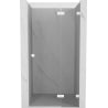 Mexen Lunar L ușă de duș cu deschidere dreapta 80 cm, transparent, alb - 834L-080-000-20-00-P