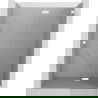 Mexen Lunar L ușă de duș batantă dreapta 130 cm, transparent, alb - 834L-130-000-20-00-P