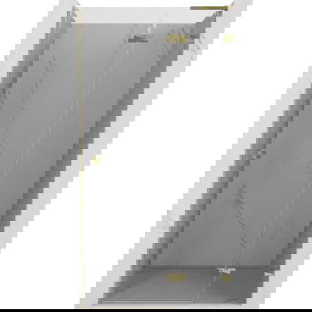 Mexen Lunar L uși de duș batante dreapta 70 cm, transparent, aurii - 834L-070-000-50-00-P