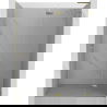Mexen Lunar L ușă de duș batantă dreapta 135 cm, transparentă, aurie - 834L-135-000-50-00-P
