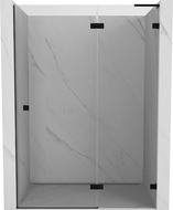 Mexen Lunar L uși de duș batante dreapta 130 cm, transparent, negru - 834L-130-000-70-00-P