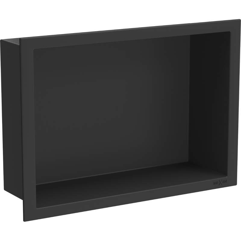 Mexen X-Wall-R raft încastrat cu flanșă 30 x 20 cm, negru - 1970302010