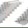Mexen Mist T cabină de duș cu pivot 110 x 85 cm, transparent, cupru periat - 8A4T-110-085-65-00
