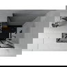 Mexen Rio cabină de duș pătrată 80 x 80 cm, Grafit, Neagră + cadă de duș Flat, Neagră - 860-080-080-70-40-4070B