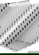 Mexen Mist T cabină de duș pivotantă 110 x 80 cm, transparentă, neagră - 8A4T-110-080-70-00