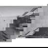 Mexen Apia cabină de duș extensibilă 100 x 80 cm, transparent, Crom + cadă de duș Rio - 840-100-080-01-00-4510