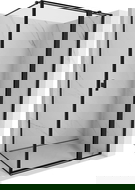 Mexen Mist T cabină de duș batantă dreapta 70 x 85 cm, cadru negru, negru - 8A4T-070-085-70-70-P