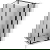 Mexen Mist T cabină de duș pivotantă dreaptă 100 x 95 cm, ramă neagră, negru - 8A4T-100-095-70-70-P