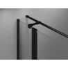 Mexen Mist T cabină de duș rabatabilă dreapta 85 x 120 cm, cadru negru, negru - 8A4T-085-120-70-70-P
