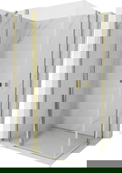 Mexen Mist Duo cabină de duș pivotantă 120 x 70 cm, transparentă, aurie - 8A4-120-070-50-00