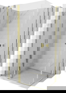 Mexen Mist Duo nyíló zuhanykabin 95 x 85 cm, átlátszó, arany - 8A4-095-085-50-00