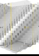 Mexen Mist Duo nyíló zuhanykabina 115 x 90 cm, átlátszó, arany - 8A4-115-090-50-00