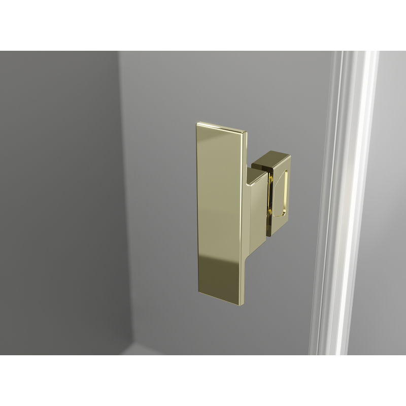 Mexen Mist Duo cabină de duș pivotantă 105 x 95 cm, transparent, aurie - 8A4-105-095-50-00