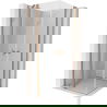 Mexen Mist Duo cabină de duș pivotantă 95 x 95 cm, transparent, cupru periat - 8A4-095-095-65-00