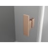 Mexen Mist Duo cabină de duș cu deschidere 120 x 95 cm, transparent, cupru periat - 8A4-120-095-65-00