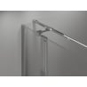 Cabină de duș cu ușă batantă Mexen Mist T 70 x 70 cm, transparent, crom - 8A4T-070-070-01-00
