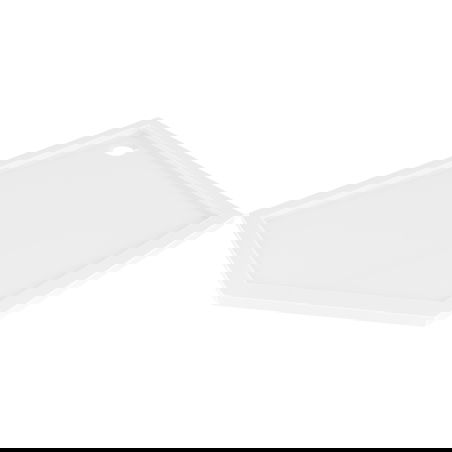 Mexen Flow brod dus de colț pentagonal slim dreapta 90 x 80 cm, alb lucios - 46P108090R