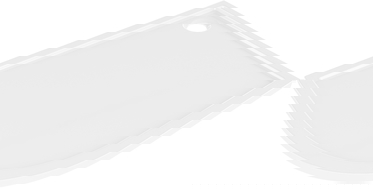 Mexen Flow cadă de duș semicirculară asimetrică slim dreaptă 90 x 80 cm, alb lucios - 46Q108090R