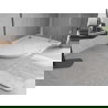 Mexen Flow cadă de duș semicirculară asimetrică slim dreaptă 100 x 80 cm, alb lucios - 46Q108010R