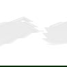Mexen Flow cadă de duș semicirculară asimetrică slim dreapta 100 x 90 cm, alb lucios - 46Q109010R