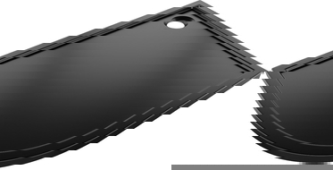 Mexen Flow cadă de duș semicerc asimetrică slim dreapta 100 x 80 cm, negru mat - 46Q708010R