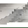 Mexen Flow+ cadă de duș pentagonală stânga 100 x 80 cm, alb lucios - 46P108010LH