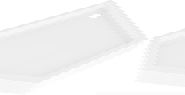 Mexen Flow+ cadă de duș pentagonală dreaptă 100 x 80 cm, alb lucios - 46P108010RH