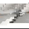 Mexen Flow+ cadă de duș pentagonală dreaptă 100 x 80 cm, alb lucios - 46P108010RH