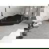 Mexen Flow+ cadă de duș pentagonal dreaptă 100 x 80 cm, negru mat - 46P708010RH