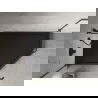 Mexen Flow+ cadă de duș pentagonală stânga 100 x 90 cm, negru mat - 46P709010LH