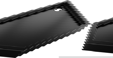 Mexen Flow+ ötszögletű zuhanytálca, jobb, 100 x 90 cm, fekete matt - 46P709010RH