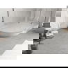 Mexen Flow+ cadă de duș semirotundă asimetrică dreapta 90 x 80 cm, alb lucios - 46Q108090RH