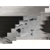 Mexen Flow+ cadă de duș semirotundă asimetrică dreaptă 100 x 80 cm, negru mat - 46Q708010RH